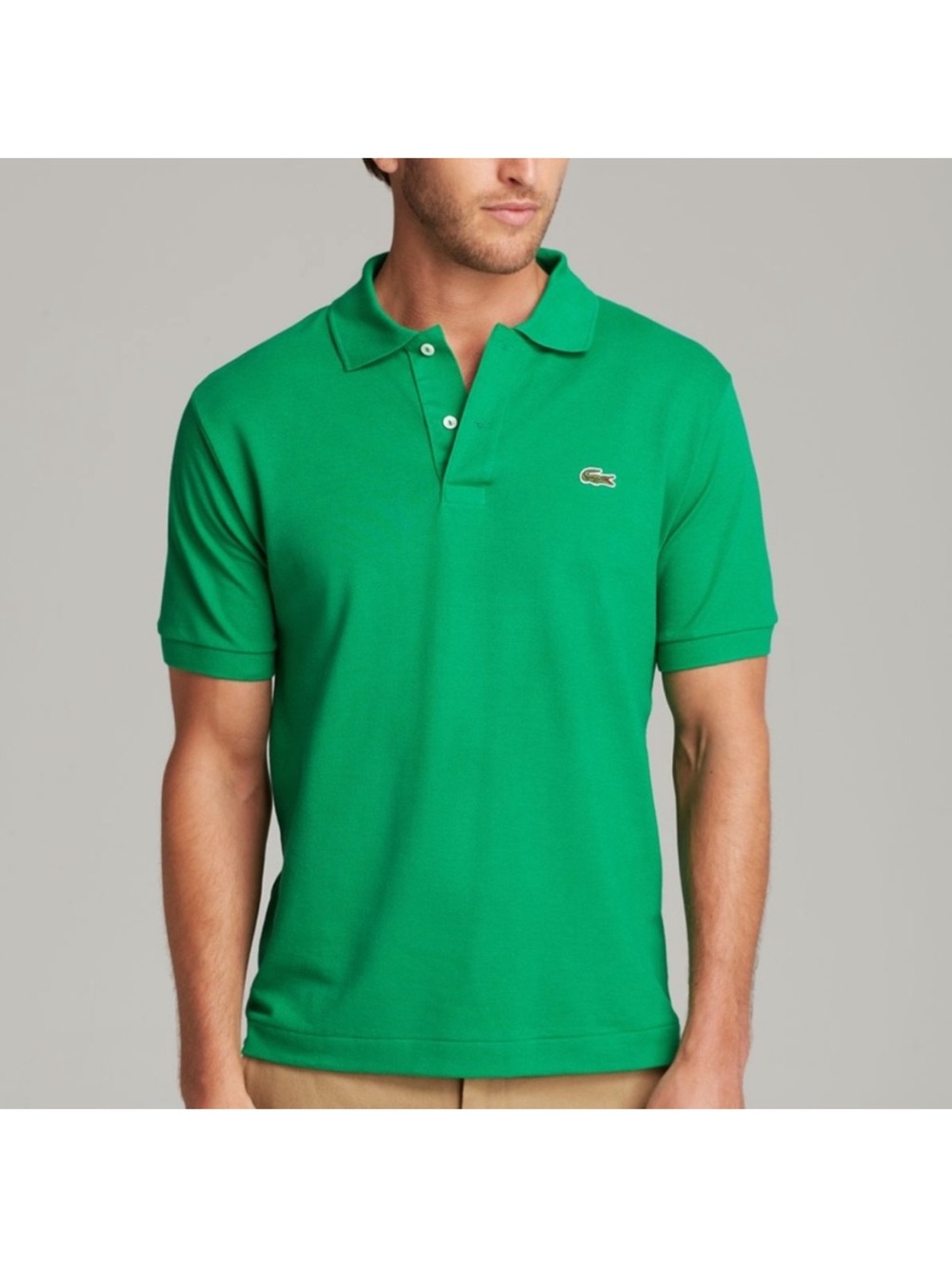 Lacoste Shirt - green Men's Classic Fit Original Polo